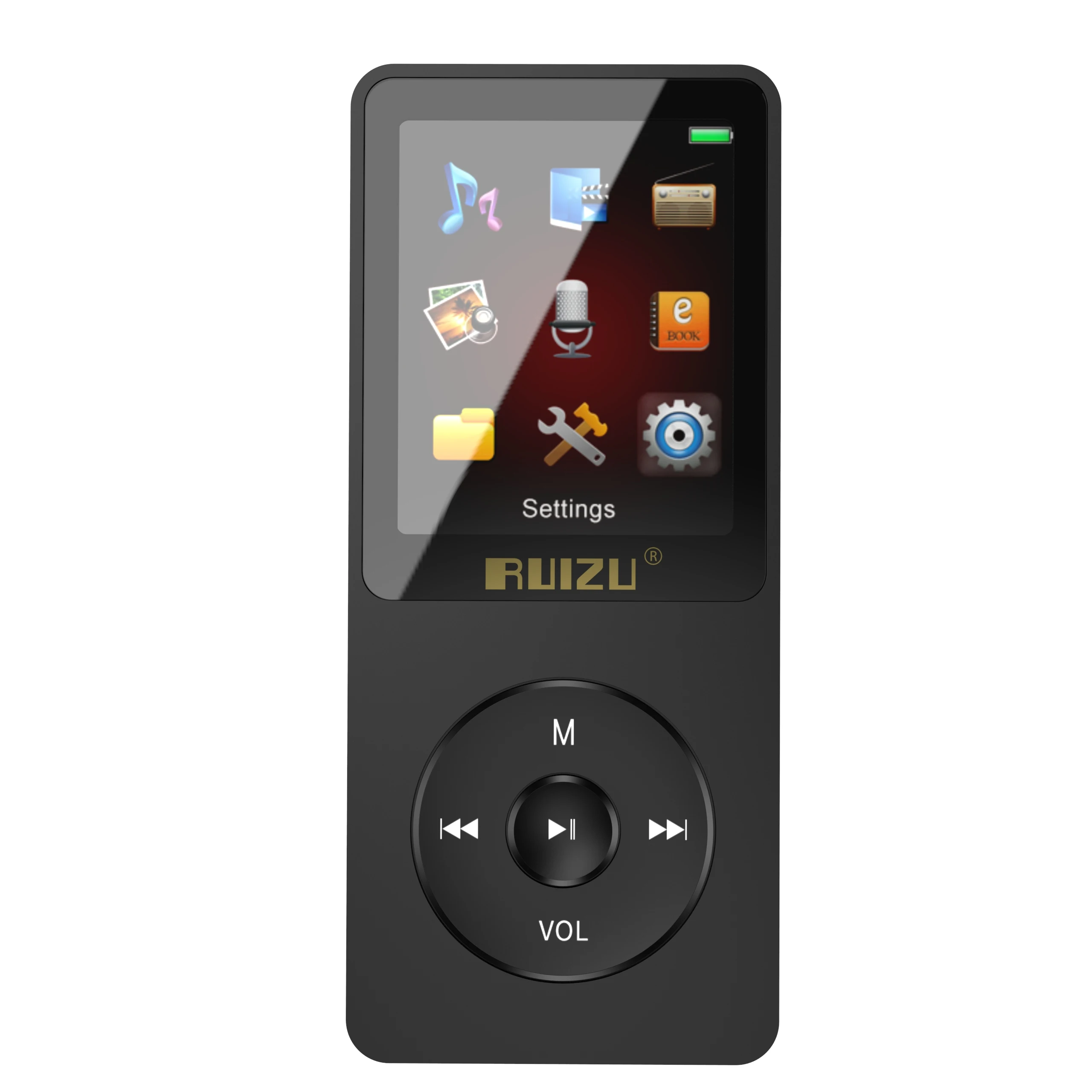 RUIZU X02 Classic Style Portable Audio Video Accessories For The Blind Free Lossless Song Download Mp3 Music Player