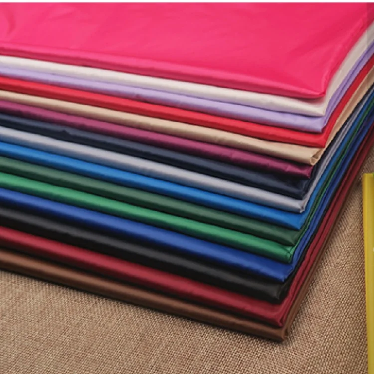 300T polyester taffeta non - drill down jacket lining material cotton padded jacket lining material