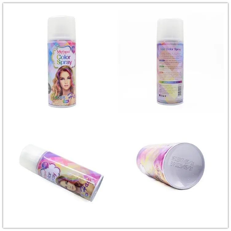 Wholesale Ammonia Cover Gray Hair Color Dye Temporary Hair Root Color Spray Temporary Hair Dye Spray