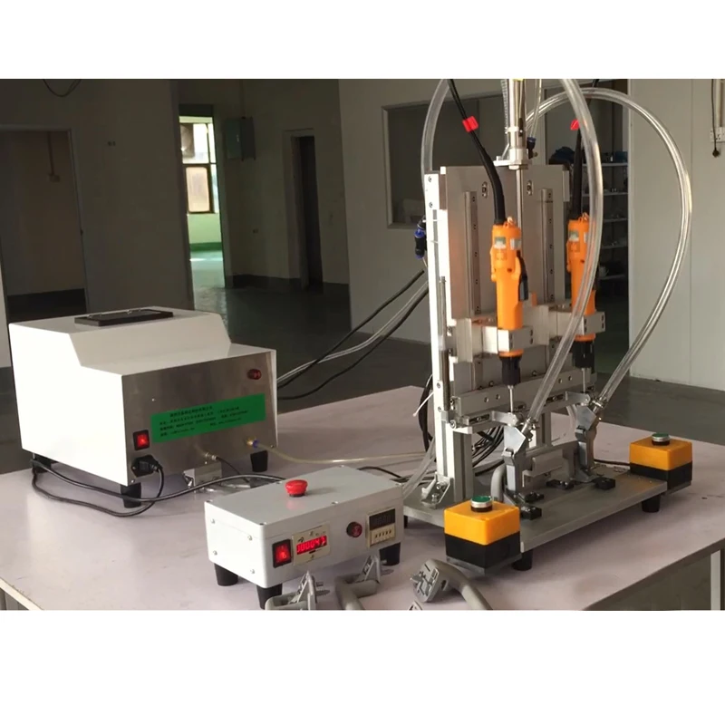 Automatic Screw Feeder With Screwdriver Machine And Electric Watchcase Electric Screw Fastening System