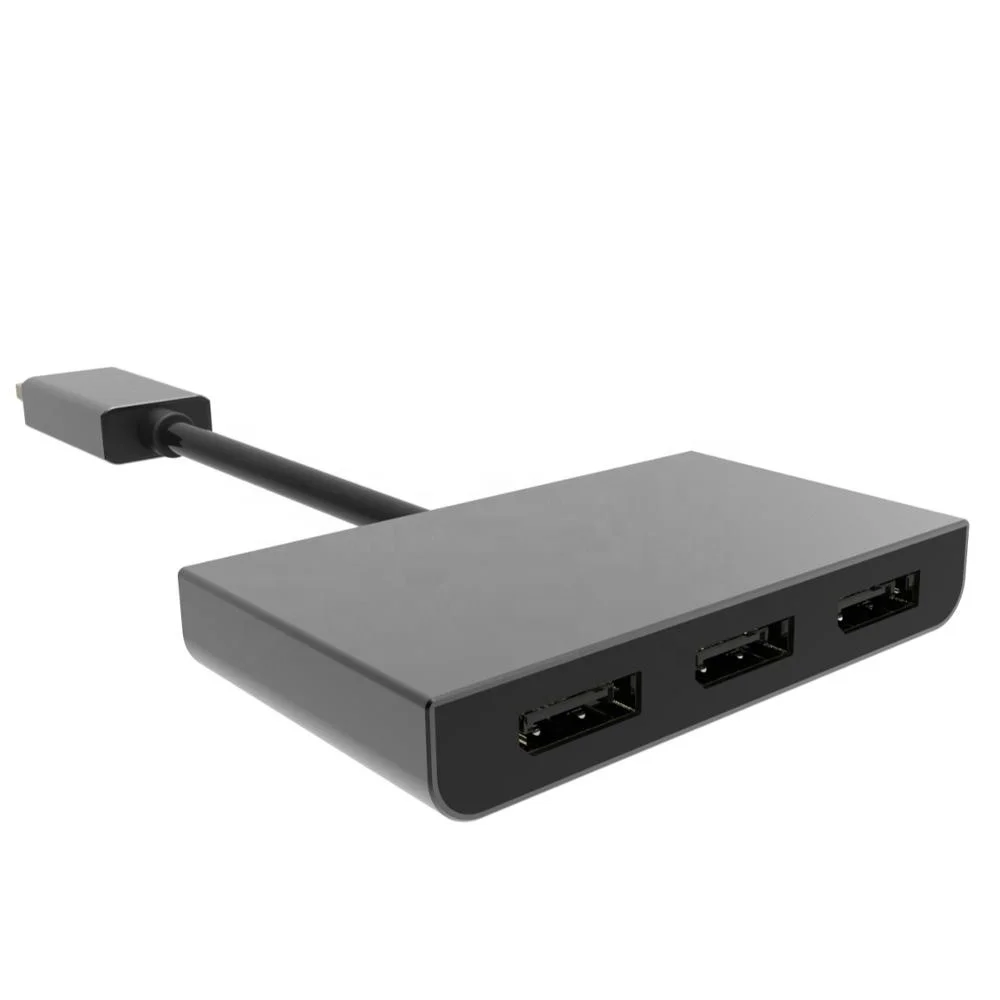 
Адаптер для нескольких мониторов DP Male to 3x DP Female Multi Stream Transport (MST) Hub - DisplayPort 1,4 