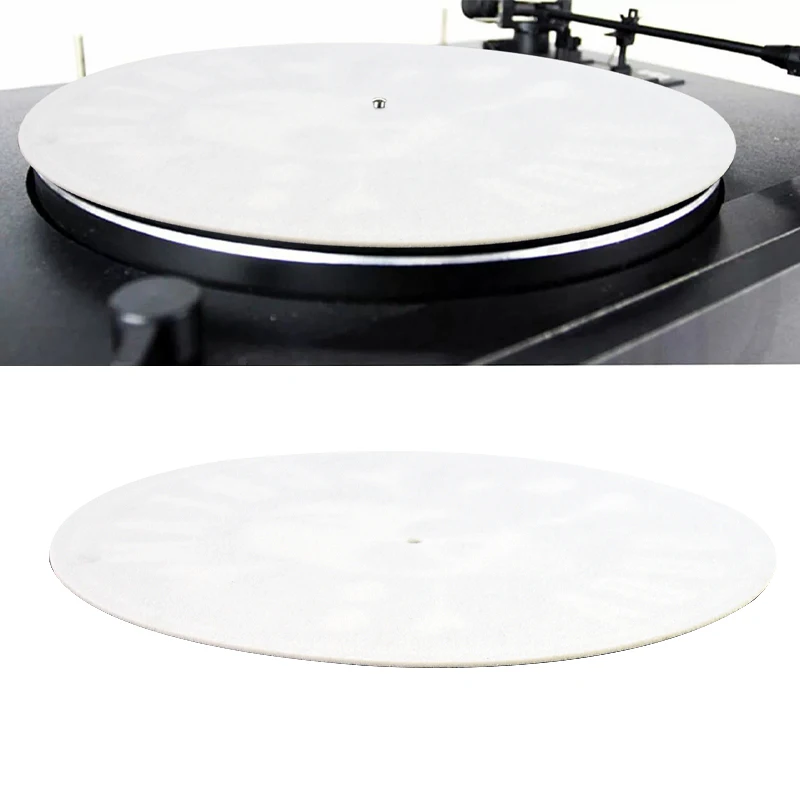 Anti-Static Felt Record Mat Slipmat Player Protective Pad Anti Vibration Record Platter Mat Printable