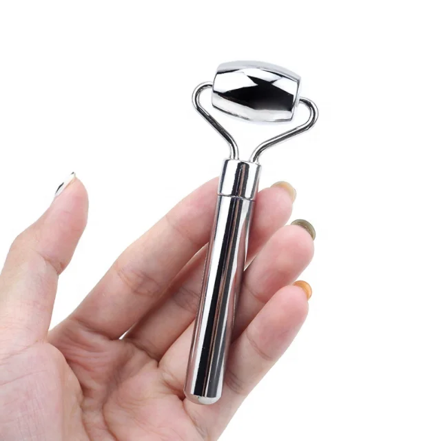 New single head roller face dredging meridians massage beauty instrument stainless steel roller massager