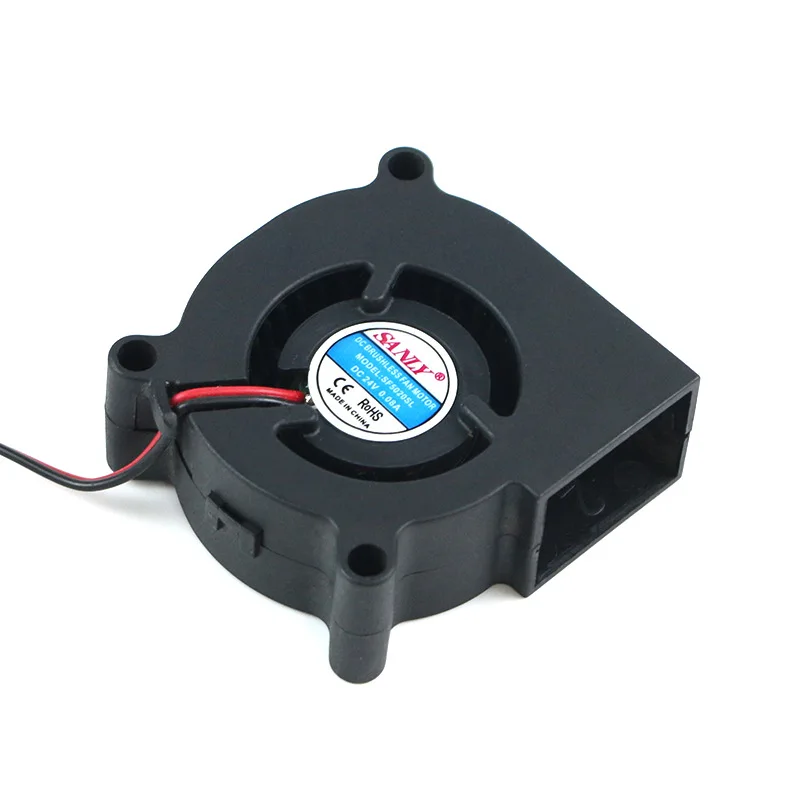 5020 12v Rated Voltage Cooling Fan 3000rpm Speed Ventilation Small Centrifugal Blower 50x50x20mm