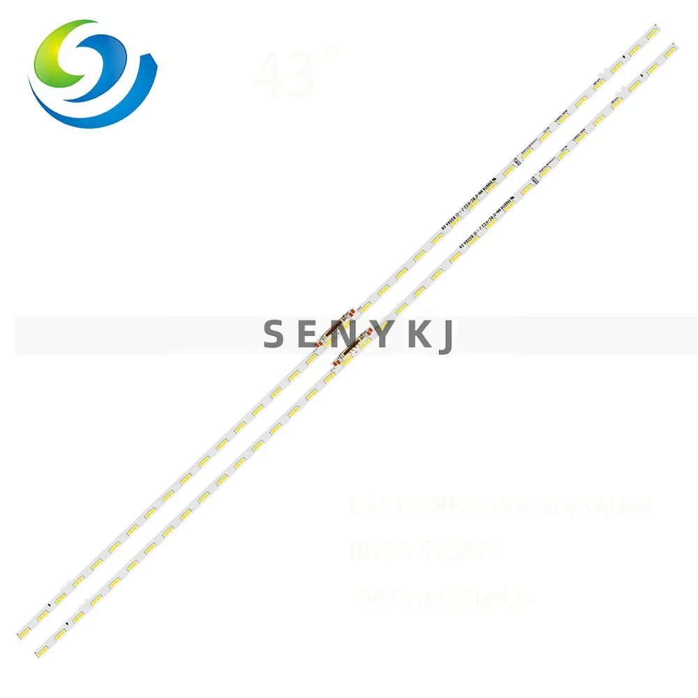 2 шт./комплект светодиодная подсветка для Samsung 43AU8K UE43AU7100 UN43AU8000 UE43AU8000 BN96-52587A REV00 ES43SV8FPKWA36 LM41-01040A