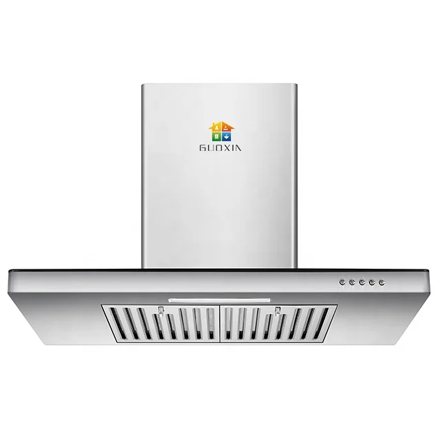 China T type golden kitchen grease extractor Kitchen Hood for Household Built-in Downdraft Smart Range Hood