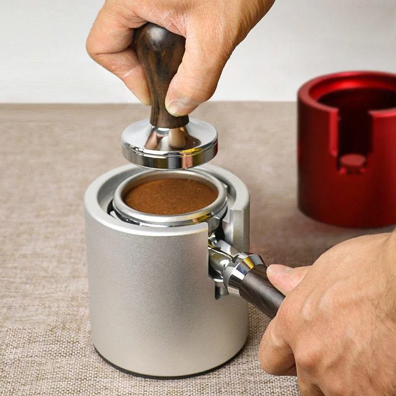 AM Store Hot Item Accesorios Cafetera Tamper Rack Blow Hopper Barista Space Tamping Station Coffee and Holder
