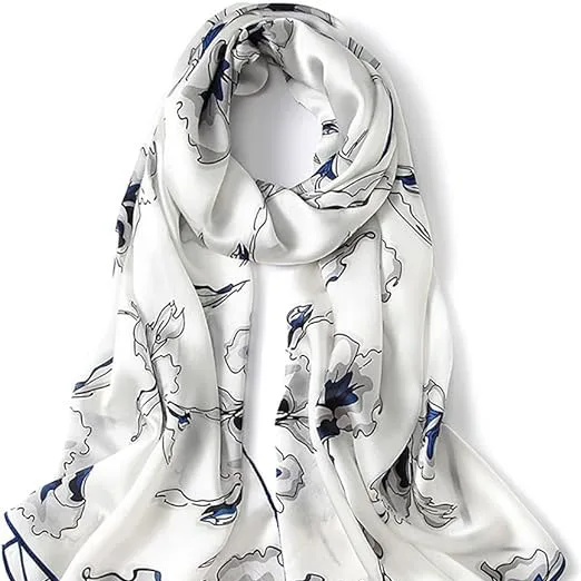 Wholesale Custom 100% Pure Silk Scarf Custom Silk Scarf Silk Scarves Luxury Custom Printing logo Lady 90*90cm Large square