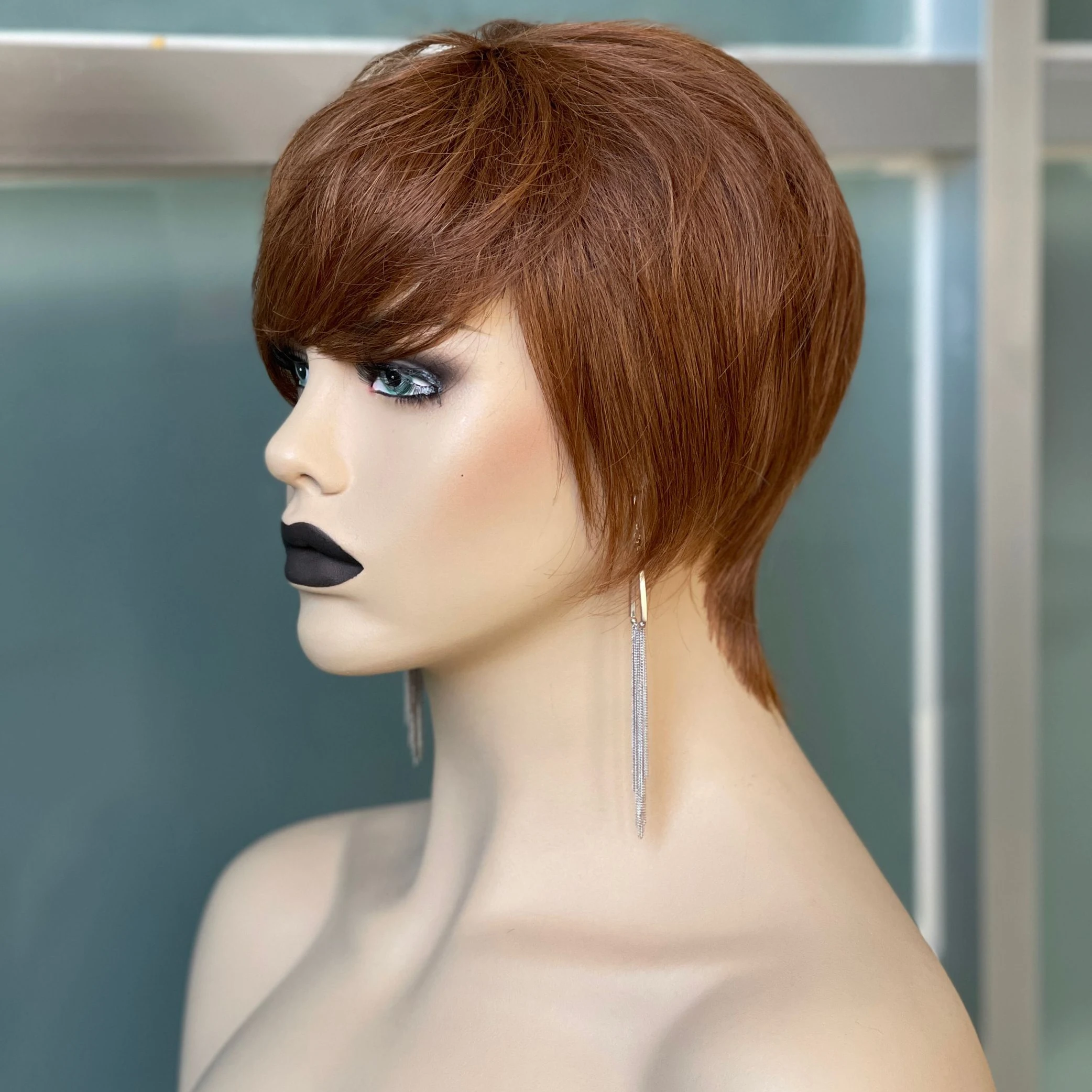 Joywigs Wholesale Raw Indian Human Hair Lace Front Wigs 180% Density Human Hair Medium Brown Lace Wigs