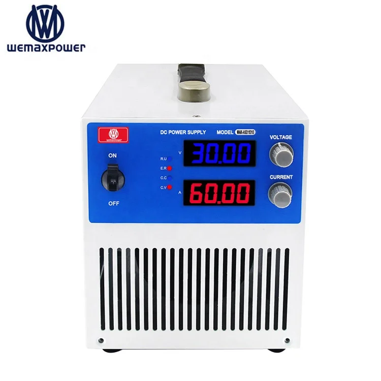 WEMAXPOWER 1800w variable ac to dc switching mode regulator 60a dc power supply 30v