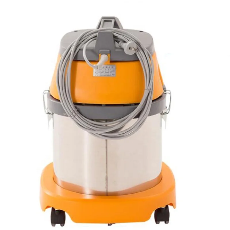 BF500 1000w 2 stage motor portable canister yellow colour shell stainless steel tank mini size 15L vacuum cleaner for commercial