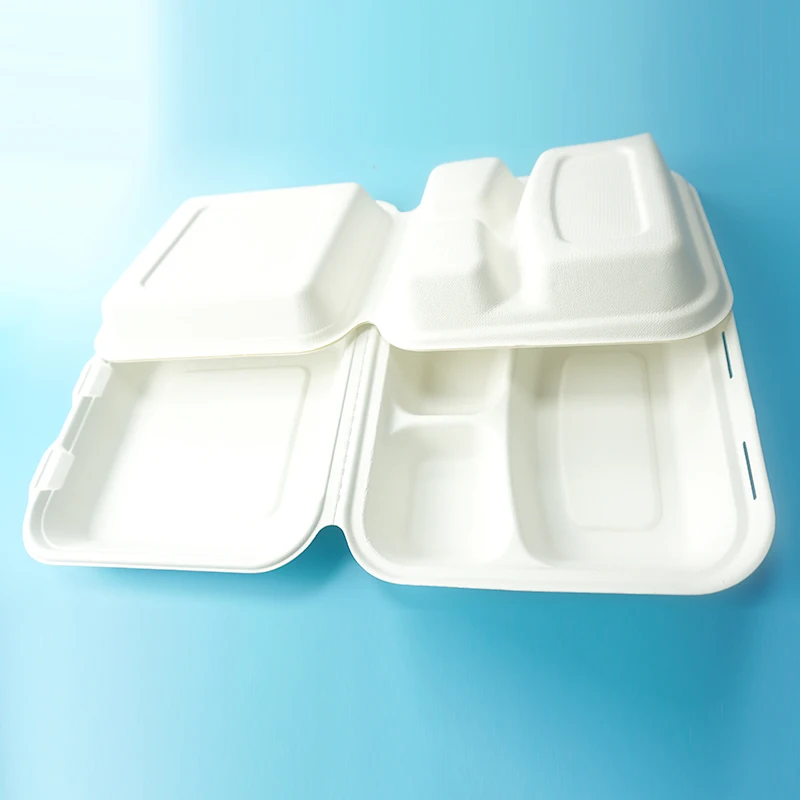 Sugarcane Bagasse 16oz Bowls,Biodegradable Food Container Disposable Party Dinnerware Paper Plate Set