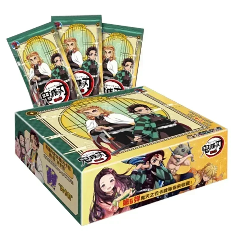 Japanese Anime Wholesale Game Cards Thickened TR 3D Demon Slayer Anime Collection Cards