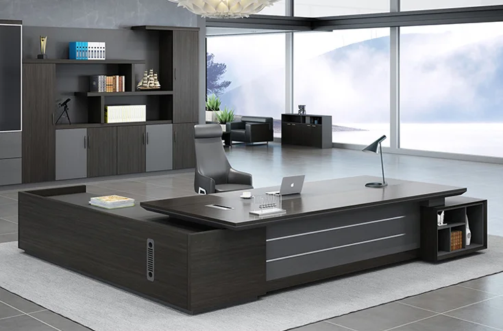 High end atmospheric modern office furniture boss table general manager table