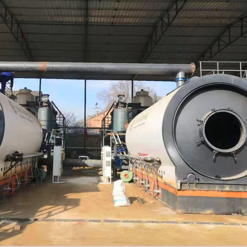 Long Life time Good steel material  plastic to fuel oil pyrolysis plant