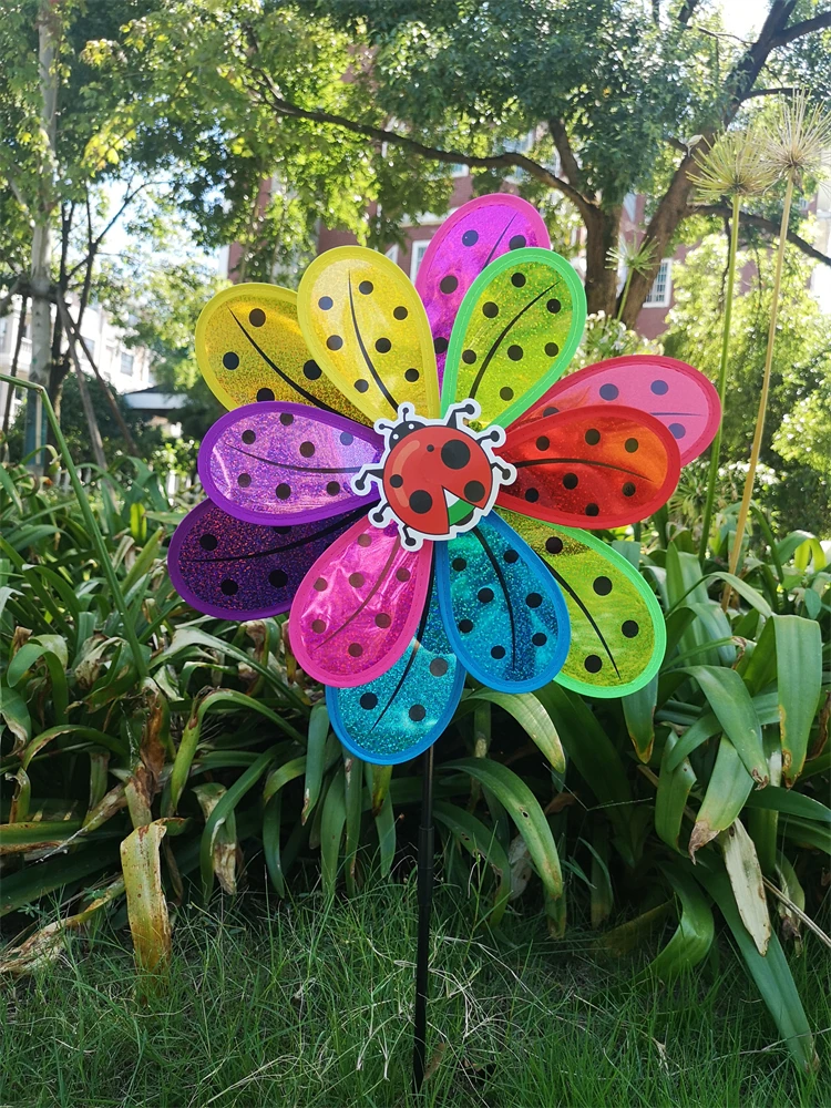 Лидер продаж 2022, ветряная мельница, детская ручная игрушка, декоративная двухслойная насекомое