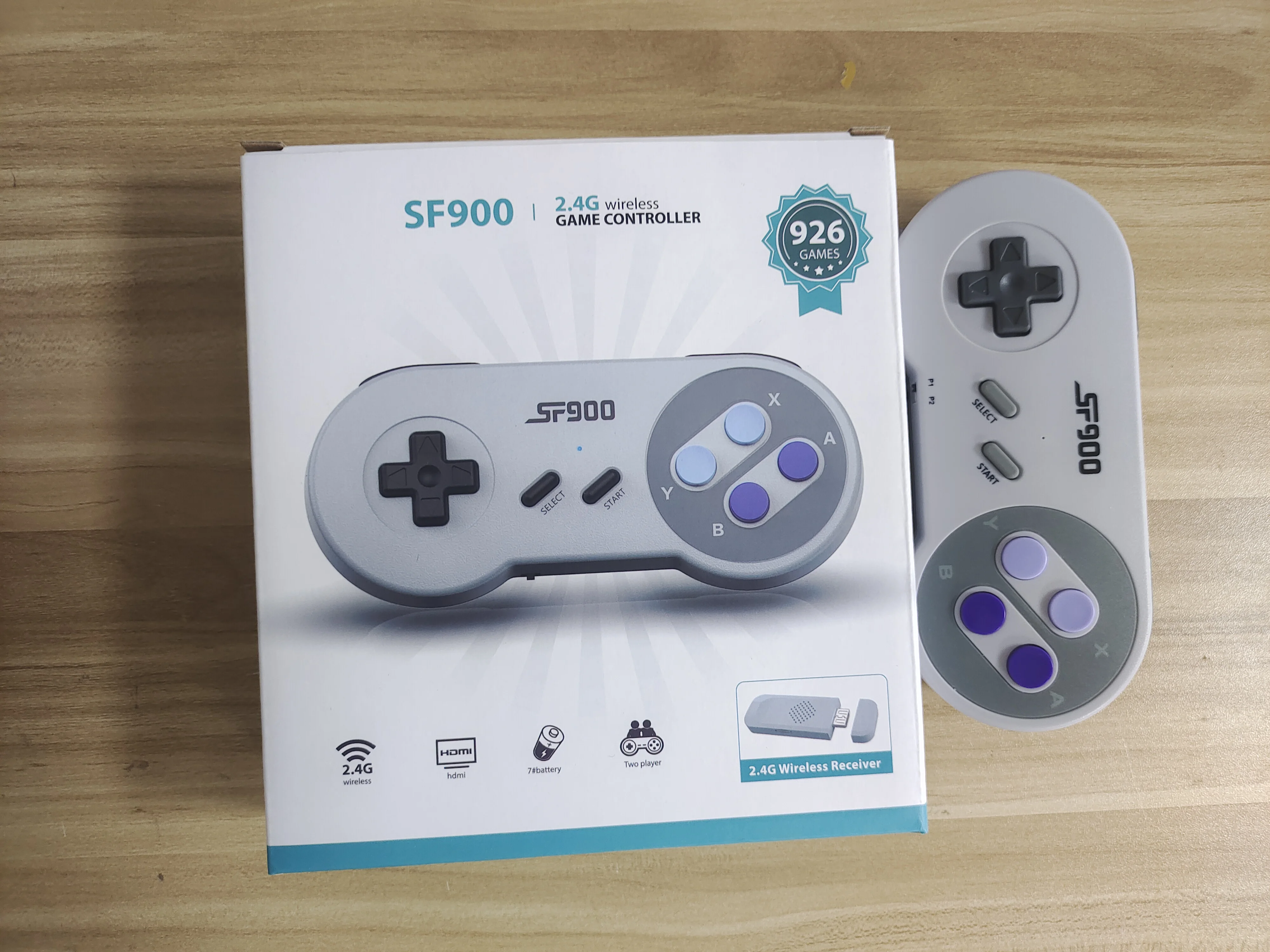 SF900 Classic 16Bit Wireless 4k HD game Stick Tv Retro Game Console consola de video juegos for Sega with 2 Controller