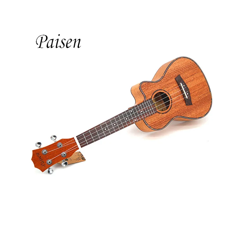 Paisen ukelele концертная гитара гавайская 23 дюйма деревянная дешевая Гавайская из красного дерева