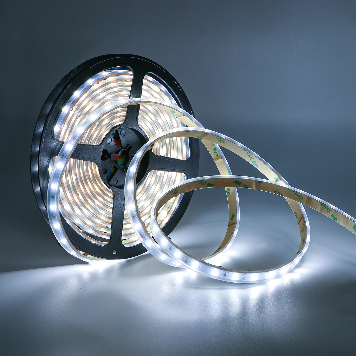 5 Years Warranty 12V 2835 Cold White 5M Roll IP67 6000k LED Strip Light