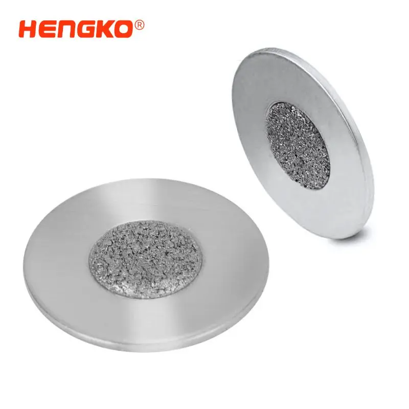 HENGKO Sintered Porous Metal 316L Stainless Steel VCR Gasket Filter