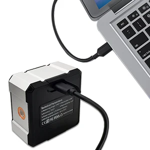 Four Side Magnets Electronic Protractor With Two- Sided laser digital inclinometer With Rechargeable Battery