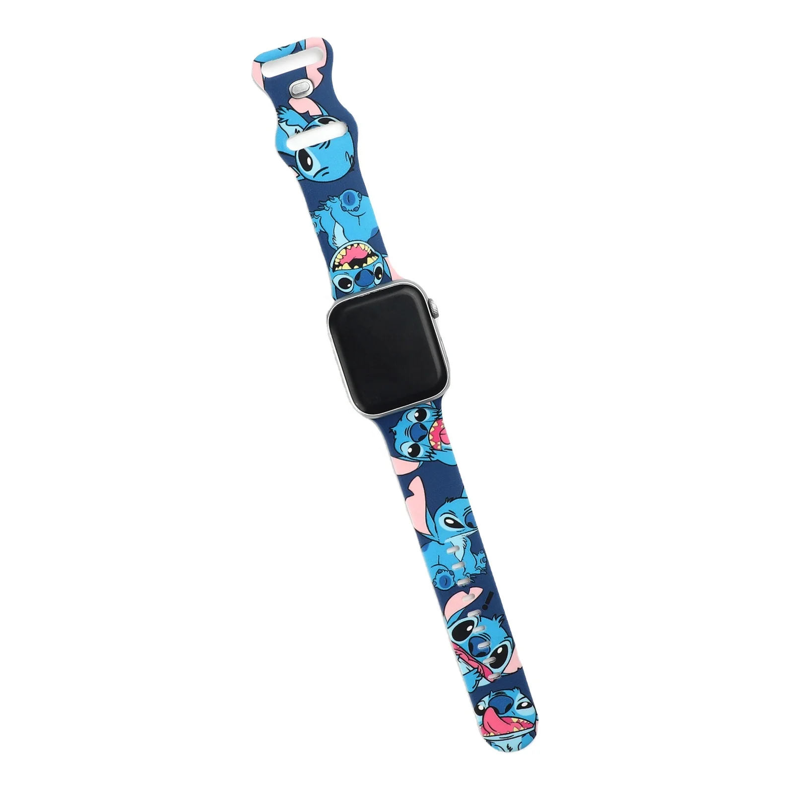 Ремешок с мультяшным принтом для apple watch 40 мм 44 мм, браслет из «Лило Стич» для iwatch series 4/5/6