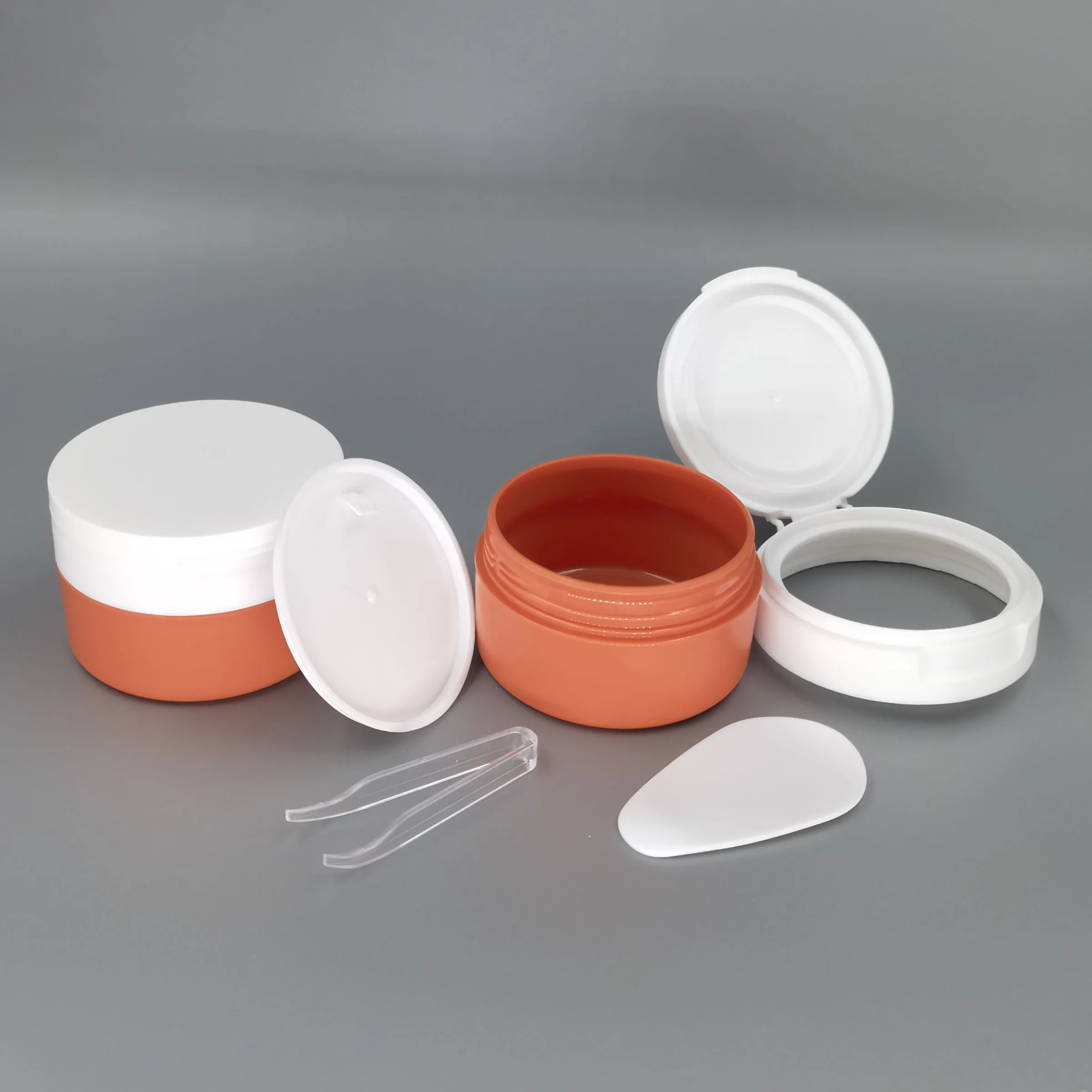 New Cosmetic 30ml 50ml 80ml Nail Gel Jar Nail Art Glue Nail Oil UV Gel Jar Box Container Bottle Sample Bottle Double Wall PP Jar