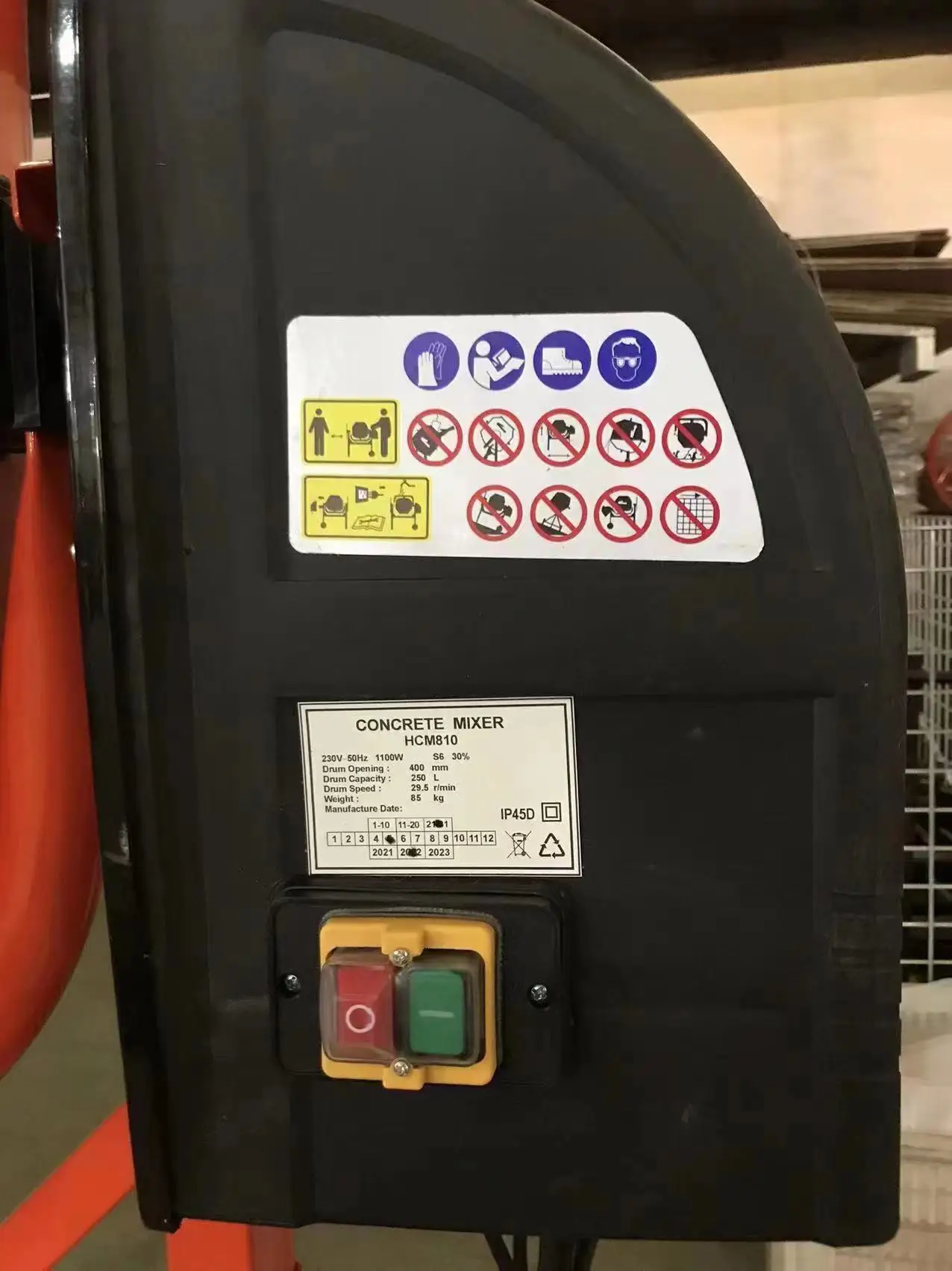 Best price JQ 200 Liters electric mobile Portable 2200w cement concrete machine USA for sale