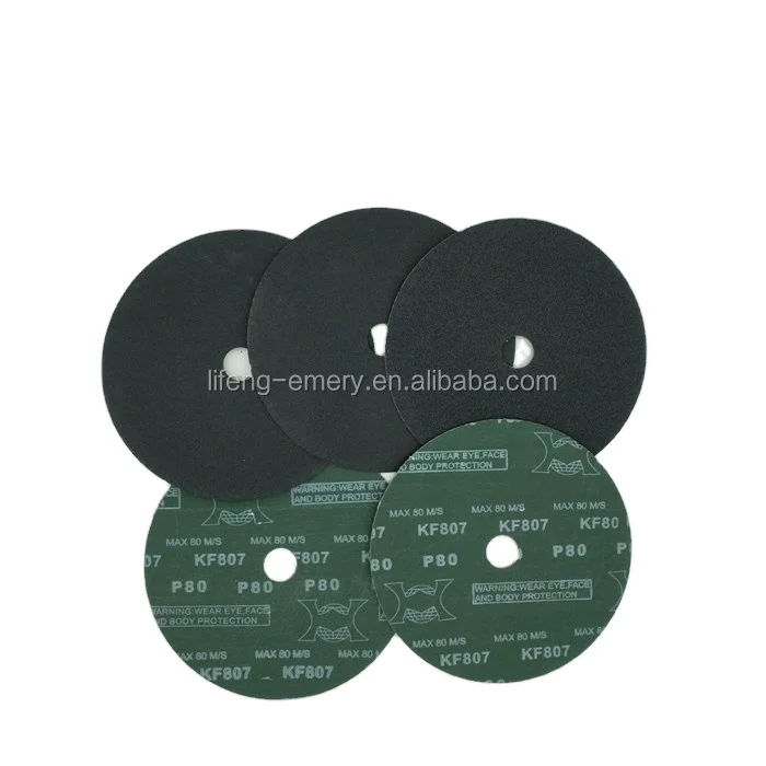 5 in 125 mm ceramic resin fiber discs for metal grinding