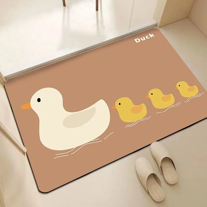 YFL high quality Environment Friendly cute Absorbent Bathroom Mat Living Room Bedroom Doormat