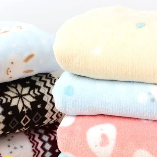 
fabric flannel 100% polyester flannel fabric for pajamas fabric 