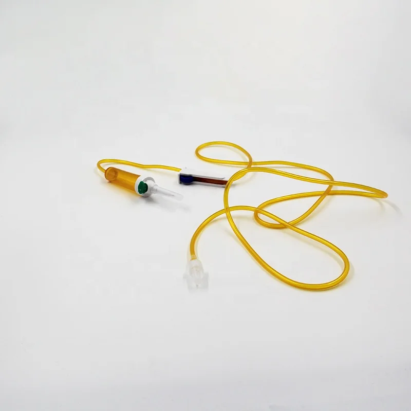 Лидер продаж, легкий медицинский Светонепроницаемый фотофобный инфузионный набор с иглой, Педиатрический Инфузионный набор