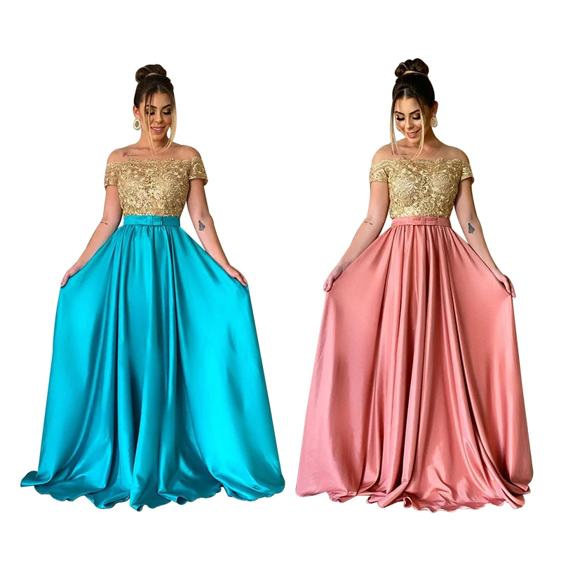 A-Line Bridesmaid Dress Girl Strapless Lace  Plus Size Long Bridesmaid Dresses