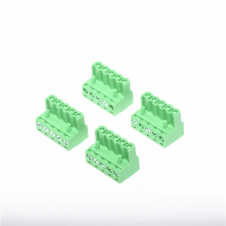 5.08mm 5Pin  green terminal block PCB connector plug in straight socket