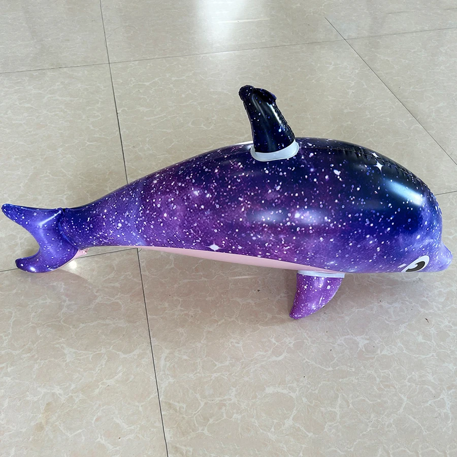 86 cm Inflatable Dolphin Toys for Swimming Pool Party Decorations Water Game Decor Inflated Animal Whale Shark Fish Balloon