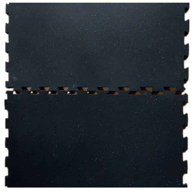 Custom Gym Interlocking Starlight Rubber Flooring Tiles Durable High Quality Sports Fitness Anti-slip Gym Flooring Rubber Rolls