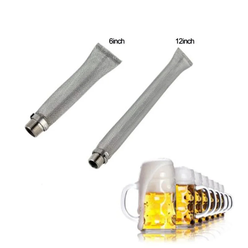 China Manufacturer Factory Price Custom Stainless Steel  Screen Brewing Filter Barrel Beer Bazooka Screen