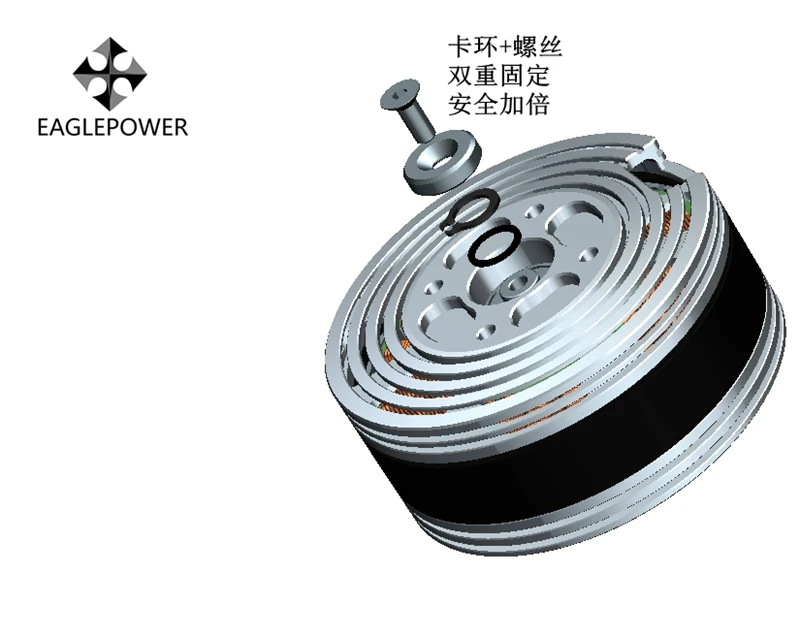 Eagle power Motor EA6515  KV110/ KV240/ KV255/KV350  Series Brushless Motor high efficiency waterproof Motor UAV  Drone