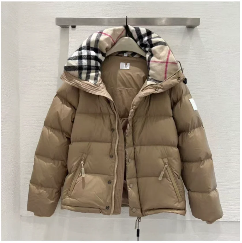 Mens Winter Outdoor down Coat New Fashion Detachable Sleeve Thickened Waterproof Windproof Color Matching Hooded Puffer Jacket