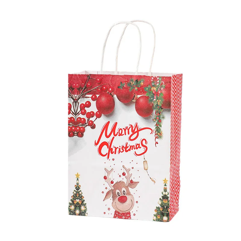 Wholesale Custom Luxury Craft Gift Brown White Packaging De Papel Printed Shopping Bag Kraft Paper Bags With Your Own Logo