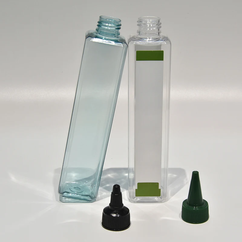 150ml 200ml 250ml Frosted Cosmetic Glass Plastic Dropper Bottles empty plastic squeeze Matte Essential Applicator oil bottle