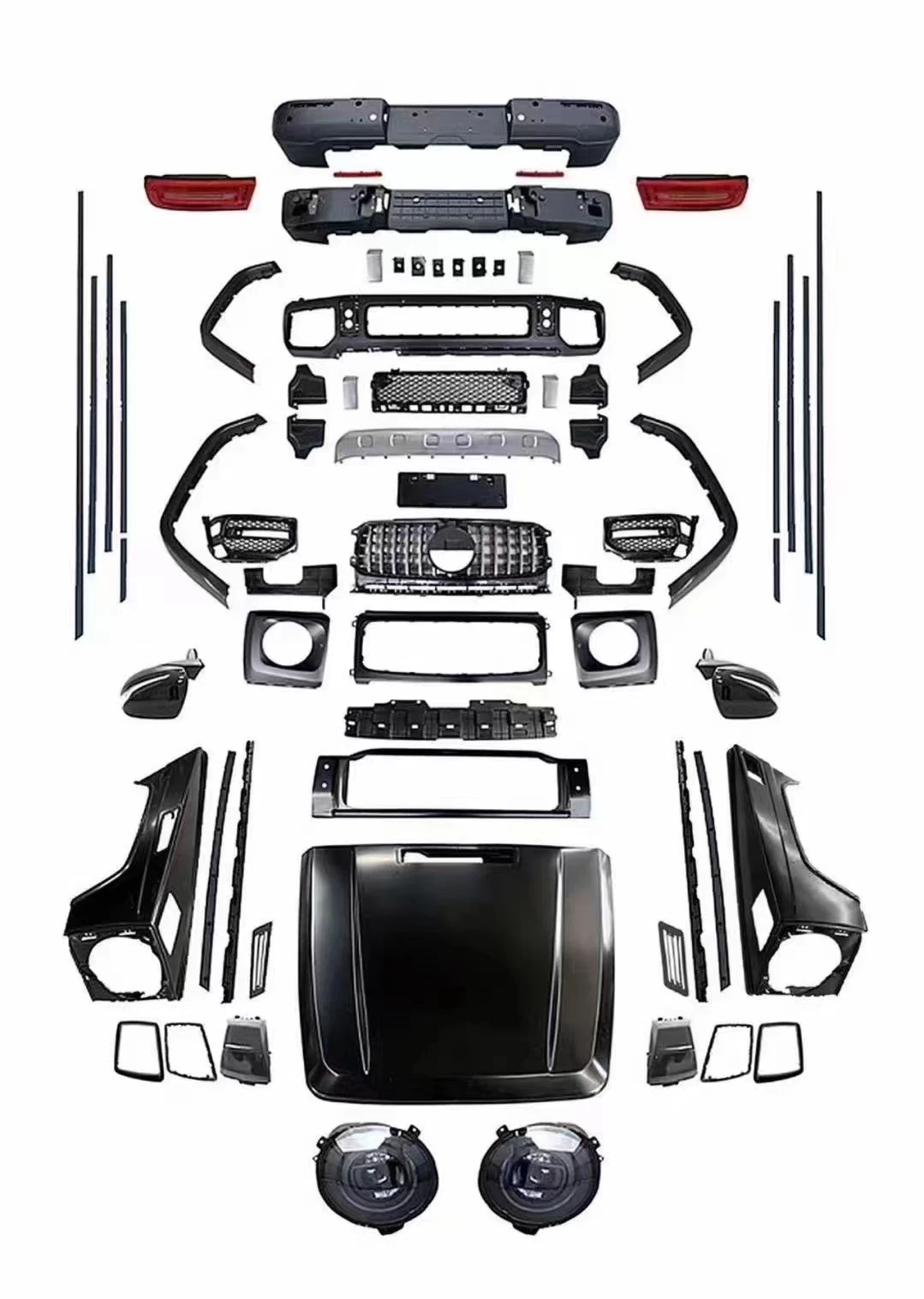 Body Kits For Mercedes-Benz G-Class G Auto Tuning Part Accessories  W463 2000-2018 Change to 2019 AMG