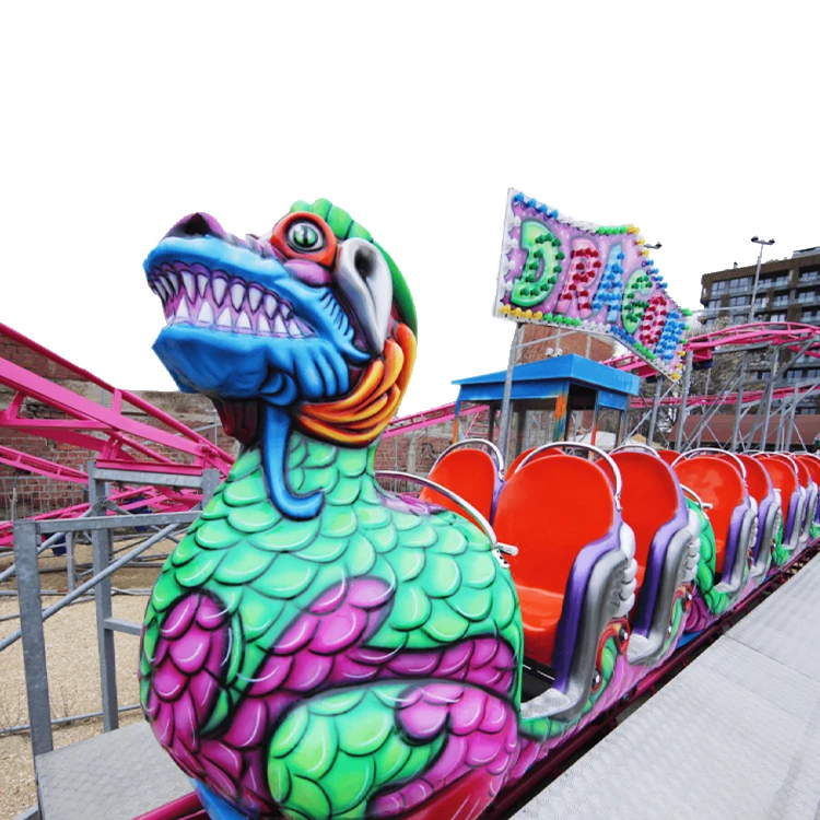 Top Selling Theme Park Attraction Rides Theme Park Equipment Family Roller Coaster for Sale