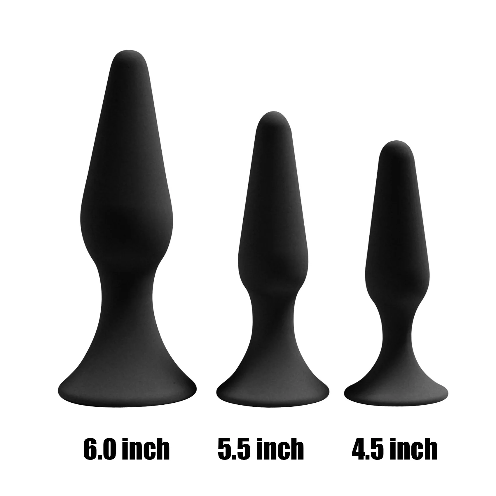 Factory Online Direct Sale Custom Available Plug Anal Sex Toys Anal Trainer and Stretching 30pcs/carton ROHS,CE CN;GUA Black OEM