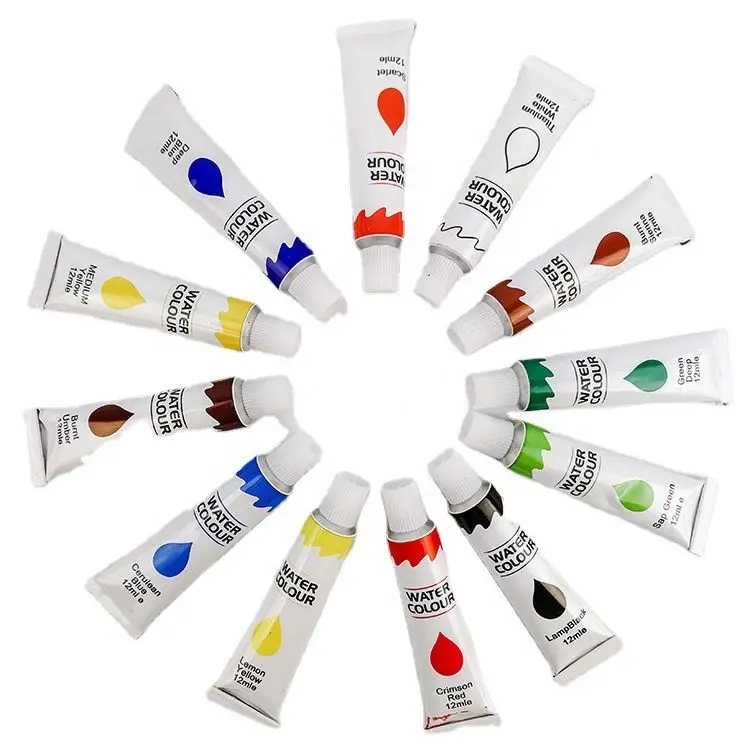 Heavybody Non-toxic Water Based Proof Gloss Matte Satin Acrylic Color Paint Set Keep Smiling Poster Paint for Kids