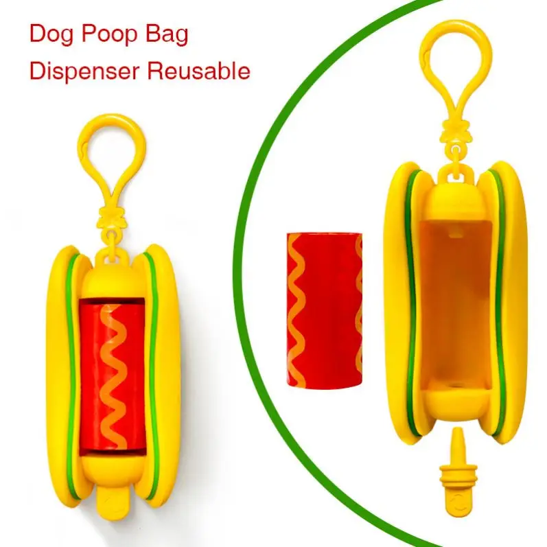 
Lead The Industry Standard Size Dog Leash With Poop Bag And Light 