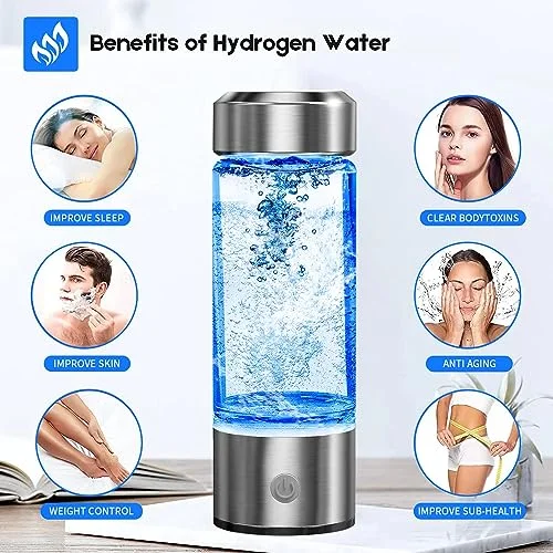 glass Portable Hydrogen Water Ionizer Machine battery Hydrogen Water cup Hydrogen bottle