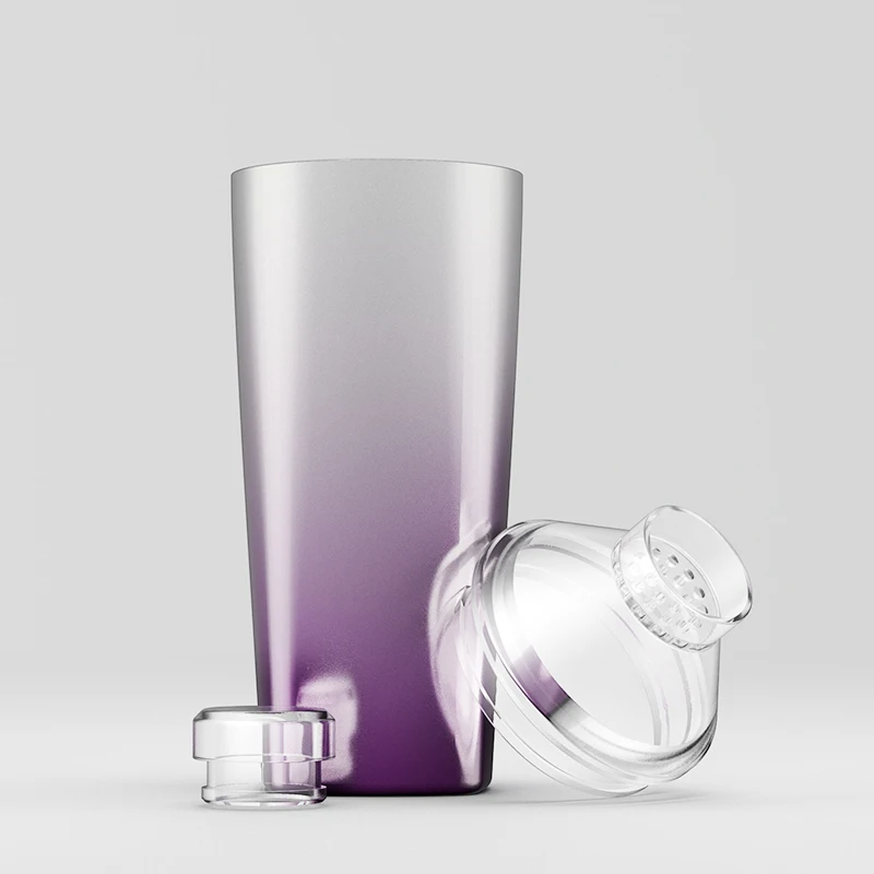 20OZ 600ML  Stainless Steel Cocktail Shaker Cocktail Shaker with Patented Dishwasher Safety Wine Tumbler and Cocktail  in One