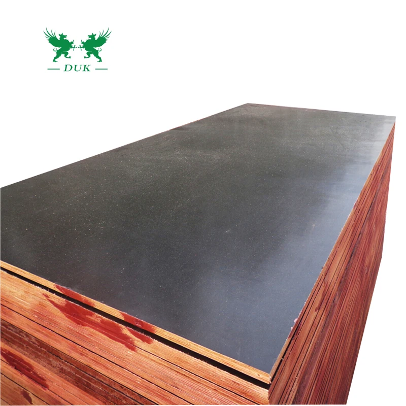 Construction Concrete Template Formwork Poplar Core 15mm 18mm Film Faced Shuttering Plywood