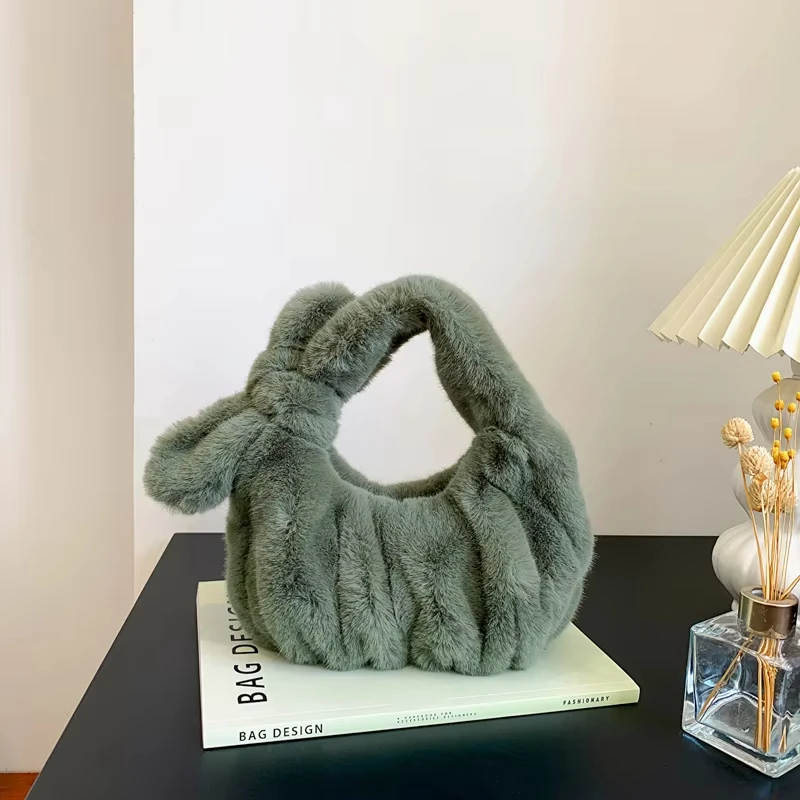 Новое поступление дизайнерская плюшевая сумка Bolsos De Mujer пушистые сумки для девочек